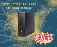 REFURBISHED- INTEL CORE I5 4TH GEN  HP PRODESK 400G1 SFF