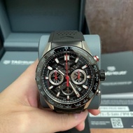 Tag heuer carrera cal heuer 02 black chrono automatic original