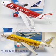Air Asia Merah Putih/Thai AirAsia Airbus A320 Aircraft Model 16cm Die-cast Metal Airplane