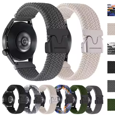 1pcs Nylon Watchband For Realme watch 2 3 S Pro Band Fossil GEN 6 5 5E LTE 44mm 45mm Sports Bracelet