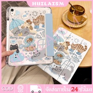 3+Y case iPad Air8 Air7 11 Gen11 Pen Holder Rainy Day Kitten Gen10 Gen11Gen9 Pro11 2024