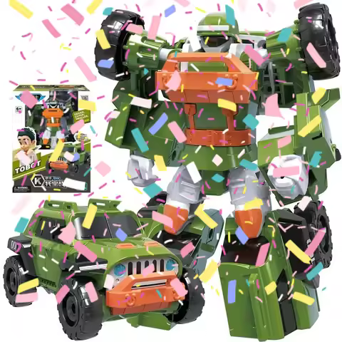 Mini Tobot Transformation Robot Toys Korea Cartoon Brothers Anime Tobot Deformation Car Airplane Toy
