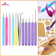 Paper Quilling Tools Slotted Kit Rolling Curling Needle Pen Assorted Sizes Hand Craft Set Tool for A