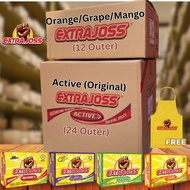 READY STOCK - Extra Joss Energy Drink (Orange/Grape/Mango/Active) - Carton -HALAL- Mamak - FREE T-Sh