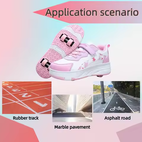 Kids Roller Skates - Easy Wear Magic Tape Comfortable Youth Roller Skates Unisex Design for Beginner