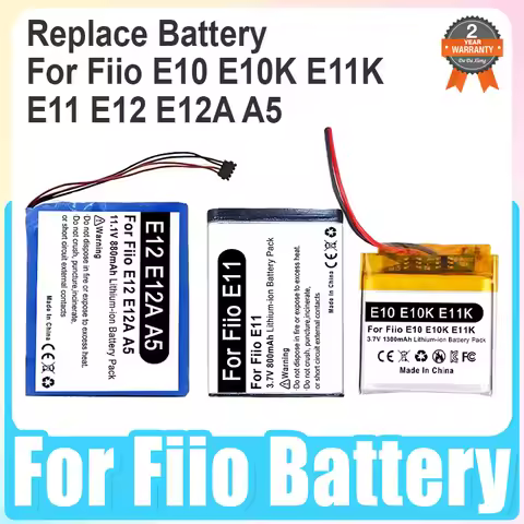 Brand-New Replacement Battery For Fiio E10 E10K E11K E11 E12 E12A A5 + Free Tools