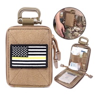 E Camouflage Accessory Bag Multifunctional Small Waist Bag EDC Tool Bag