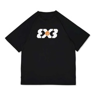 Quick-drying Basketball T-shirt Men and Women 3x3 Short-sleeved American Shooting Training Uniform L