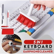 5 in 1 Multifunctional Keyboard Cleaning Brush Kit Keyboard Brush Headphone Cleaning Pen Kit