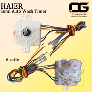 HWM80-SX1 WASH TIMER 6 CABLE HAIER SEMI AUTO TIMER MESIN BASUH WASHING MACHINE