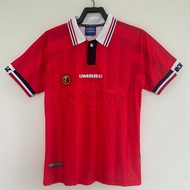 1998-99 NW Home Red Retro Short-Sleeve Football Jersey S-XXL
