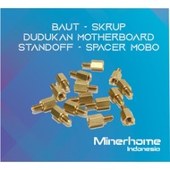Mounting Screw Bolts Motherboard Stand/