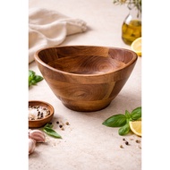 [SG New Shop] FEAWS “Prithvi” Series Boat Cut Acacia Wood Bowl