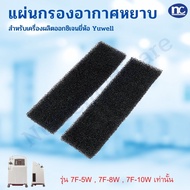 แผ่นกรองหยาบ เครื่องผลิตออกซิเจน YUWELL Oxygen Concentrator Filter รุ่น 7F-5W/ 7F-8W/ 7F-10W จำนวน 2