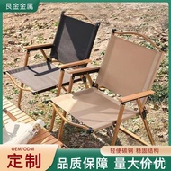 🚢Camping Chair Kermit Outdoor Foldable and Portable Camping Chair Beach Outdoor Picnic Fishing Backrest Outdoor Chair
