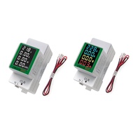 []- PZEM-008 Din Rail Electricity Digital Power Energy Meter Watt Kwh Wattmeter Monitor Ammeter Volt