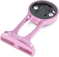 JRC Components Stem Out Front Mount | Compatible with Wahoo Elemnt GPS Devices | Lightweight CNC Machined Aluminum Body - Pink