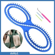[Dolity1] Afghan Loom Infinity S Loom Weaving Tool Kit for DIY Scarves, Blankets, Sweaters