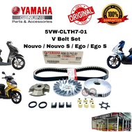 YAMAHA CVT V-BELT SET NOUVO / NOUVO S / EGO / EGO S ORIGINAL ( 5VW-CLTH7-01 )- Pulley Depan V Belt Set CVT Nouvo Ego HLY