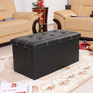 Rectangular storage stool sit adult sofa folding storage chair box