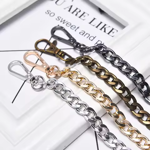 DIY Bag Strap Chain Wallet Handle Purse Strap Chain Replaced Bag Spare Parts