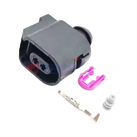 1/5/10 SET 2 Pin Female Automotive Waterproof Connector ABS Sensor Plug 6E0973702 6E0 973 702 8T0973