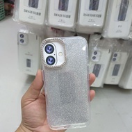 Mobile Phone Case For I-Phone i12 i15 i16 i17 i11pm Glitter 2 Pieces TPU Diamond Camera 