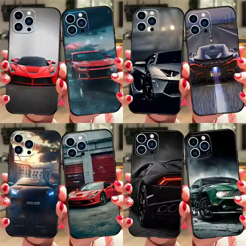 Cool Sports Car Case For Realme C65 C67 C71 C63 C61 C55 C51 C53 C35 C75 10 11 12 13 14 Pro Plus GT6 