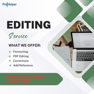 Professional Editing Service (Formatting, PDF Edit, Corrections & References)
