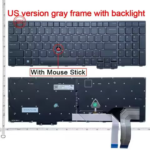 New Backlit US Keyboard For Lenovo Thinkpad T16 P16S Gen2 P16V Gen1 L15 GEN3 Gen4 PK132D63B09 SN21D9
