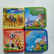 CD Storage Bag 80 Pieces Pack Disney CD Bag Female Car CD Bag Disc Box Thickened DVD Storage Bag Car