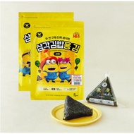 Manjeon Triangular Gimbap Seaweed Set – 20 Sheets + 40 Refill Sheets + Mold (72g)