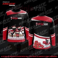 【Ready Stock】[READY STOCK] Baju ninjavan jersey ninja van t shirt long sleeve ninja van t shirt long