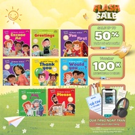 Books - Complete Combo of 8 Being Polite books - English - Fun behavior - Mcbooks