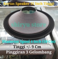 Kertas Speaker 15 Inch Daun Spiker 15" Coil 4 Inch Impor