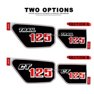 2pcs/set FOR HONDA CT125 ct 125 Motorcycle body Sticker Personality