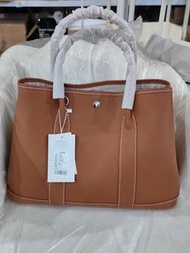 Hermes Garden Party花園包 36cm 金棕色