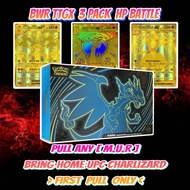 Pokemon BWR TTGX 3 Pack HP Battle