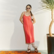 Riviera Rib Knitted Dress - The Summer Project / ชุดเดรสยาว สายเดี่ยว