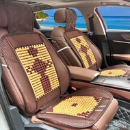 Car Single Seat Backrest Supplies Summer Wooden Beads Summer Cooling Mat Ventilated Breathable Car C