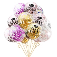 Gold Paper Balloon 12-Inch 18-Inch 36-Inch Rose Gold Paper Scrap Sequined Balloon