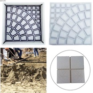 JONY1IF 1Pcs Stepping Stone Paver, Reusable Concentric Circles Shape Paving Brick Mould,  25x4cm DIY