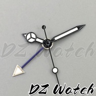 DZ 29mm 515 Quartz Watch Dial Black White Dial With Hands Green Luminous Fit RONDA 515/RONDA 515-24H