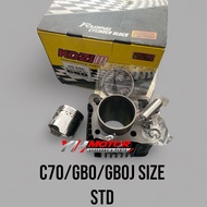 BLOCK KOZI  STD STEEL GBO/GBOJ/C70/FULL SET