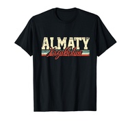 Almaty Kazakhstan Travel Souvenir Retro Vintage Gift T-Shirt