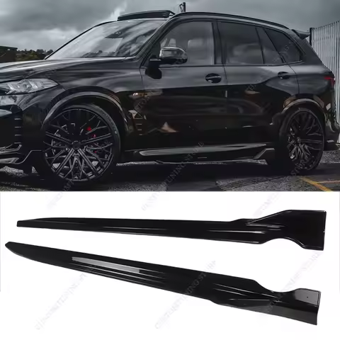 For BMW X5 G05 Performance Style Side Skirt Extension Rocker Panels Lip Splitters X5 40i 40d M60i M6