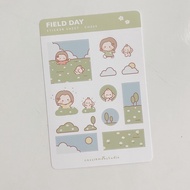 Field Day Sticker Sheet CH009 | Waterproof | cassiemoostudio