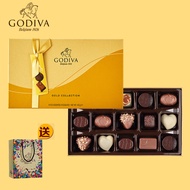 歌帝梵（GODIVA）巧克力礼盒经典金装15颗比利时零食生日情人节礼物送女男友老婆