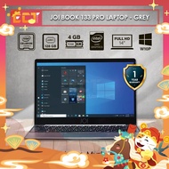 JOI Book 133 Pro Laptop (Celeron N4120 2.60GHz,128GB EMMC,4GB,13.3" FHD,W10P) - Grey