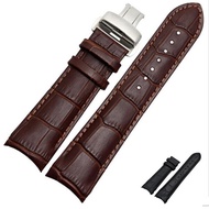 End Genuine Leather Watchband 22mm 23mm 24mm for Tissot Couturier T035 Watch Band Steel Buckle Strap